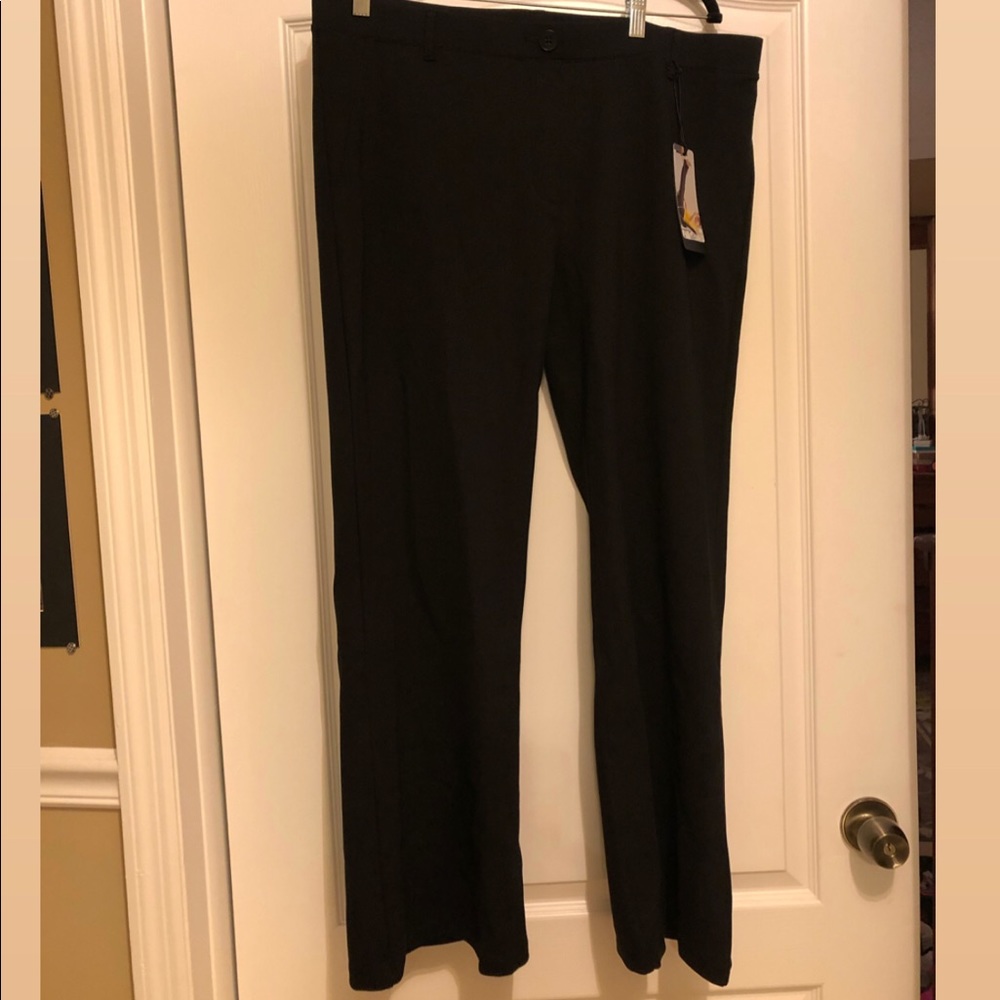 Beta Brand Boot Cut Black Dress Pant Yoga Pants